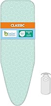 LaundrySpecialist Classic Ironing Board Cover - 2 Ply with 3mm Foam - 100% BCI Cotton - Steam Permea