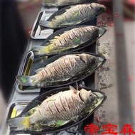 [COD] Iron plate grilled fish iron fish-shaped grill pan crucian carp Zhuge cast Korean