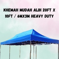 KHEMAH 20X10 FT/ 6MX3M  BESI BULAT DAN BESI SEGI HEAVYDUTY