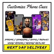 NBA BASKETBALL DIY CUSTOM PHONECASE/NBA BASKETBALL CASING COVER/NBA篮球 DIY定制手机壳