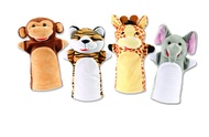 Talking Animal Hand Puppets by Animal House | Includes (4) Hand Puppets, Each with A Unique Animal S