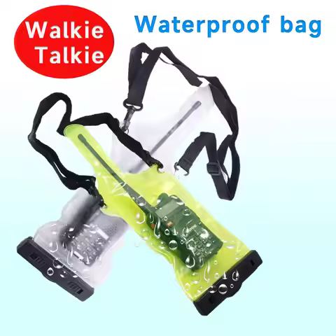 ABBREE Walkie Talkie Waterproof Bag Case Pouch IP67 for Baofeng UV-5R BF-888S UV-13 UV-21 Quansheng 