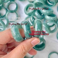 Super beautiful blue men's ring size 21-23mm, new certified product