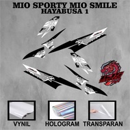 Yamaha Mio Sporty Mio Smile Hayabusa 1 striping sticker - Mio Sporty Mio Smile Hayabusa 1 decal stic