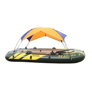 เรือ นั่งได้3คน เรือไฟเบอร์ เรือพลาสติก เรือยาง boat kayak เรือคายัคมือ เรือหาปลา inflatable boat อุ