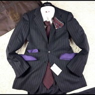 原價7萬9／幾乎全新／ Cerruti 1881+Paul smith 頂級款成套西裝