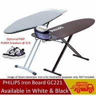 Philips Iron Boards | Philips GC221 Iron Boards | Available in White and Premium Black | Optional PW