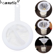 CARNATIOGV 100/200/400 Mesh Fine Mesh Strainer Coffee  Strainer Kitchen Gadgets Soy Milk Nylon Mesh