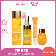 NPURE Marigold anti-Aging Youth Defense | Serum Serum | Face Wash | Eye Serum | Toner