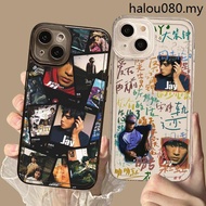 Ready Stock · jay jay Chou Suitable for Apple 15promax Phone Case iPhone14 Street Wear 13 New Style 12mini Retro 11 Album xs Personality xr Creative x Transparent 8plus Fantasy 7p Song Name