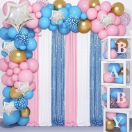 HARRIETT Sequin Backdrop Curtain, Colorful Polyester Sparkly Sequin Backdrop, Background Drapes Funn