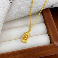 Emas loket 916 Lucky Fortune Small Abacus /916 gold Abacus pendant