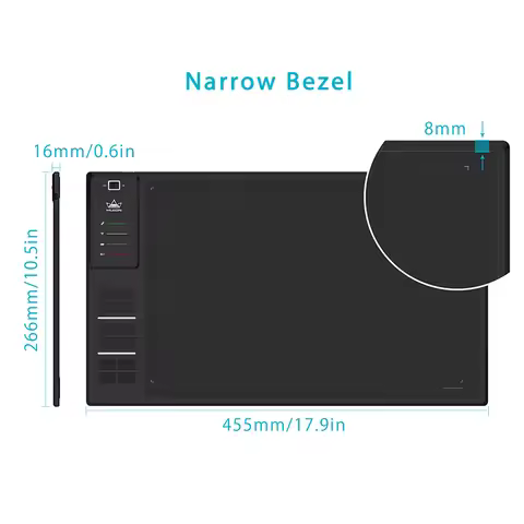 Giano WH1409 V2 14 * 9 Inches Largest Size Interactive Wireless Digital Pen Writing Drawing Graphic 