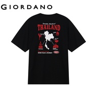 GIORDANO Men's Cotton Printed T-shirt
