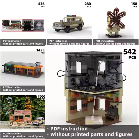 Sci-fi and monster lovers, don’t miss these monster building blocks fantasy scene collection sets – 