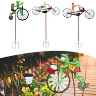 Garden Racer Wind Spinner Pinwheel 3D Decor Metal Motorcycle Windmill Ornaments