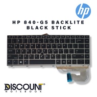 HP 840-G5 BACKLITE BLACK STICK KEYBOARD