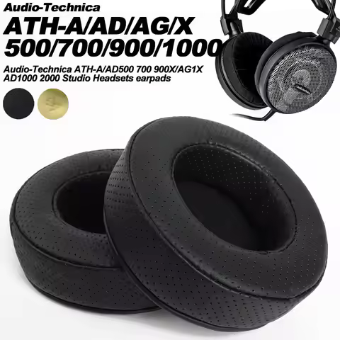 Earphone pads For Audio-Technica ATH-Ad1000x Ad2000x Ad900x Ad700x A950lp Ad400 AD500x replacement E