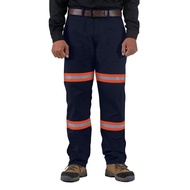 Engineer Workwear - Chino Workpants Reflector High Visibility Haslett Series Navy ORANGE