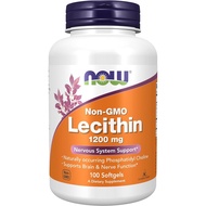 Now Foods Now Lecithin 1200mg Soft Capsules 100 Capsules, NOW1063/1629/1501,100,1