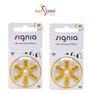 Hearing aid battery size 10. Price for 1 pack=6 cells. ( 100% MADE IN GERMANY ) Hearing aids battery
