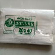 20x40 dollar plastic (5 packs)