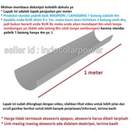 Langgeng 8 in price per 1 M 1M meter PVC water gutter LANGGENG 8" 8 inch 1/ 2 circle round circle fo