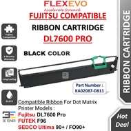 Fujitsu DL7600 Pro DL-7600 Pro Compatible Ribbon Cartridge KA02087-D811 for DL 7600 Pro Futek F96 Se
