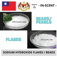Sodium Hydroxide (NaOH) | Caustic Soda Flake | Lye - [REFILL PACK] Food Grade