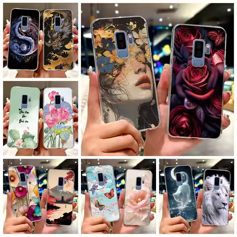 For Samsung Galaxy S9 Case SM-G960F Stylish Painted Cover Soft Slim Phone Case For Samsung S9 Plus S