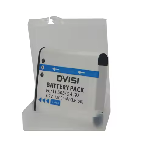 DVISI 3.7V LI-50B LI 50B LI50B Camera Battery +Battery case for Olympus LI-50B LI 50B or Pentax D-LI