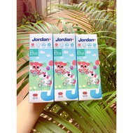 [Combo of 3 tubes] Jordan Step 1 strawberry toothpaste for children 0-5 years old, 75g/tube