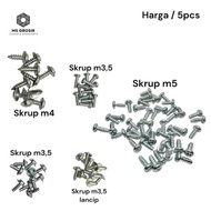 M3 M4 M5 SCREW BOLT UNIVERSAL SHARP COARSE BOLT