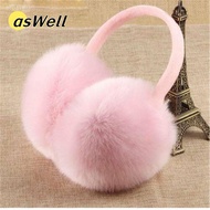 ASWELL Earflaps Women Fluffy Cosy Plush Ear Warmer