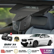 🔥4K UHD Premium Dash Cam🔥BMW Series X4 2022-2024 DashCam Front 4K 2160P + Rear 1080P