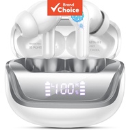 SPRISE Earphones Wireless Earbuds Bluetooth 5.4 Headphones ENC Noise Cancelling Mic 45H Playtime HiF