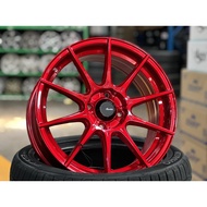 New 16x7J Advanti Storm S1 Flow Formed Rim (set of 4) Red 4x100 for Vios City Yaris Almera Alza