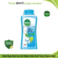 Dettol Body Wash 100ml Sabun Mandi Cair Botol Antibacterial Membersihkan Badan