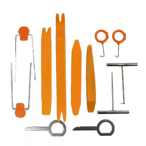 12pcs Car Door Clip Panel Radio Removal Tool For Citroen C1 C2 C3 C4 C5 C6 C8 C4L DS3 DS4 DS5 DS5LS 