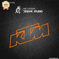 Ready Stock KTM Duke 200 390 690 1290 Helmet Sticker Motorcycle Sticker Hollow Decal 21