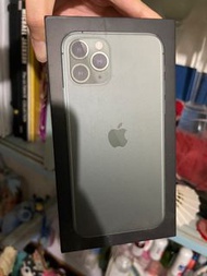 iPhone 11 Pro box 蘋果 綠色256g midnight green 電話吉盒