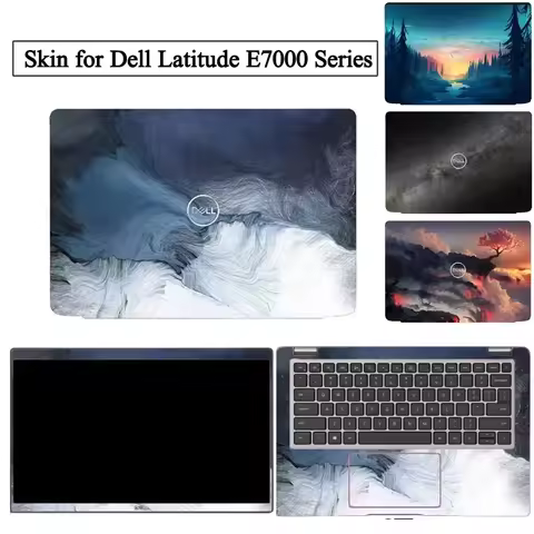 Pre-Cut Laptop Protector Decal Sticker Skin for Dell Latitude E7000 12.5 14.6 inch Cover for E7240 E