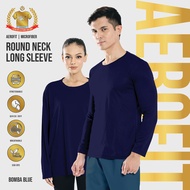 888.CO MICROFIBER ROUNDNECK LONGSLEEVE (FAST-DRY/COOL-MAX) ANTI-BACTERIA BOMBA BLUE