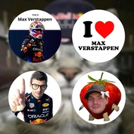 Pin Button F1 Max Verstappen Glossy Waterproof
