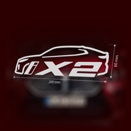 XIII BMW iX2 Model Decoration Car Sticker