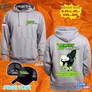 HOODIE JUMPER FARMERS BERKAH ETAWA READY BONUS HAT