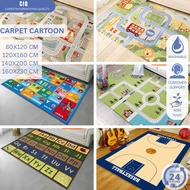 CIQ Carpet kids M | L | XL Crystal Velvet karpet 5D | Kids  mat Floor mat / Rug  Carpet cartoon /REA