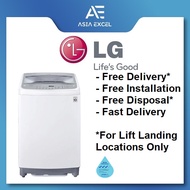 LG T2108VSAW 8KG WHITE TOP LOAD SMART INVERTER WASHING MACHINE