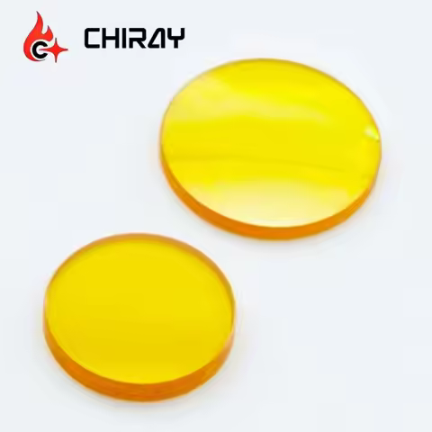 Chiray ZnSe Focus Lens USA CVD Laser Equipment Parts D12 D18 D19.05 20mm 200W Optical CO2 Laser Cutt