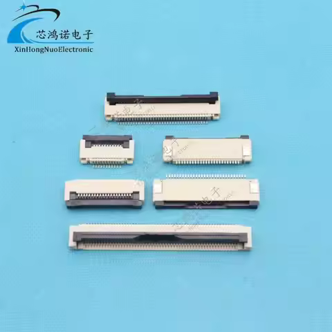 10pcs 0.5 pitch Folded FFC / FPC Flat Cable Socket Connector Soft Cable Socket 5P/7P/9P/11P/15P/23P/